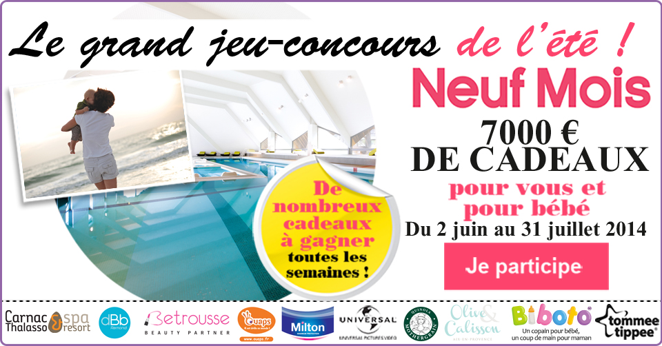 Le grand concours de l’été sur Neuf Mois est lancé !