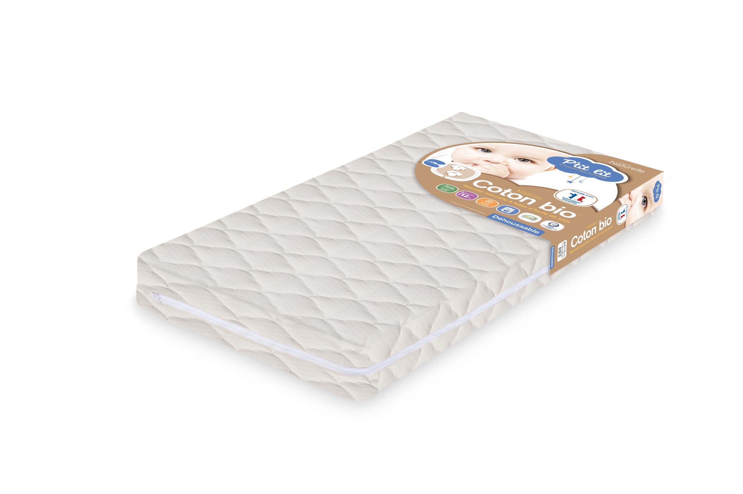 A gagner cette semaine :  Un matelas et un coussin de maternité en coton bio de P’tit Lit