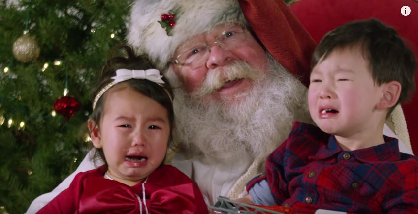 Vidéo : et vous, ça s’est bien passé la photo avec le Père Noël ?