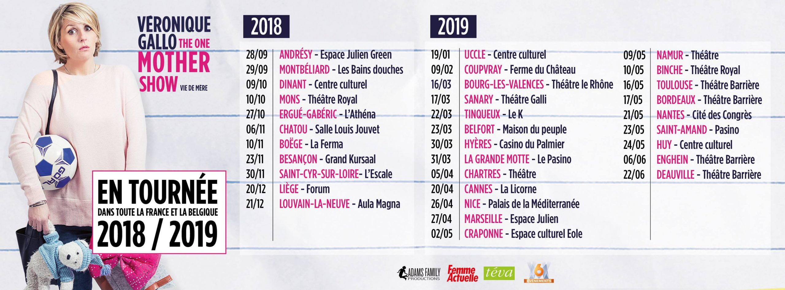 (terminé) Jeu-concours : 20 places à gagner pour la tournée de The One Mother Show de Véronique Gallo