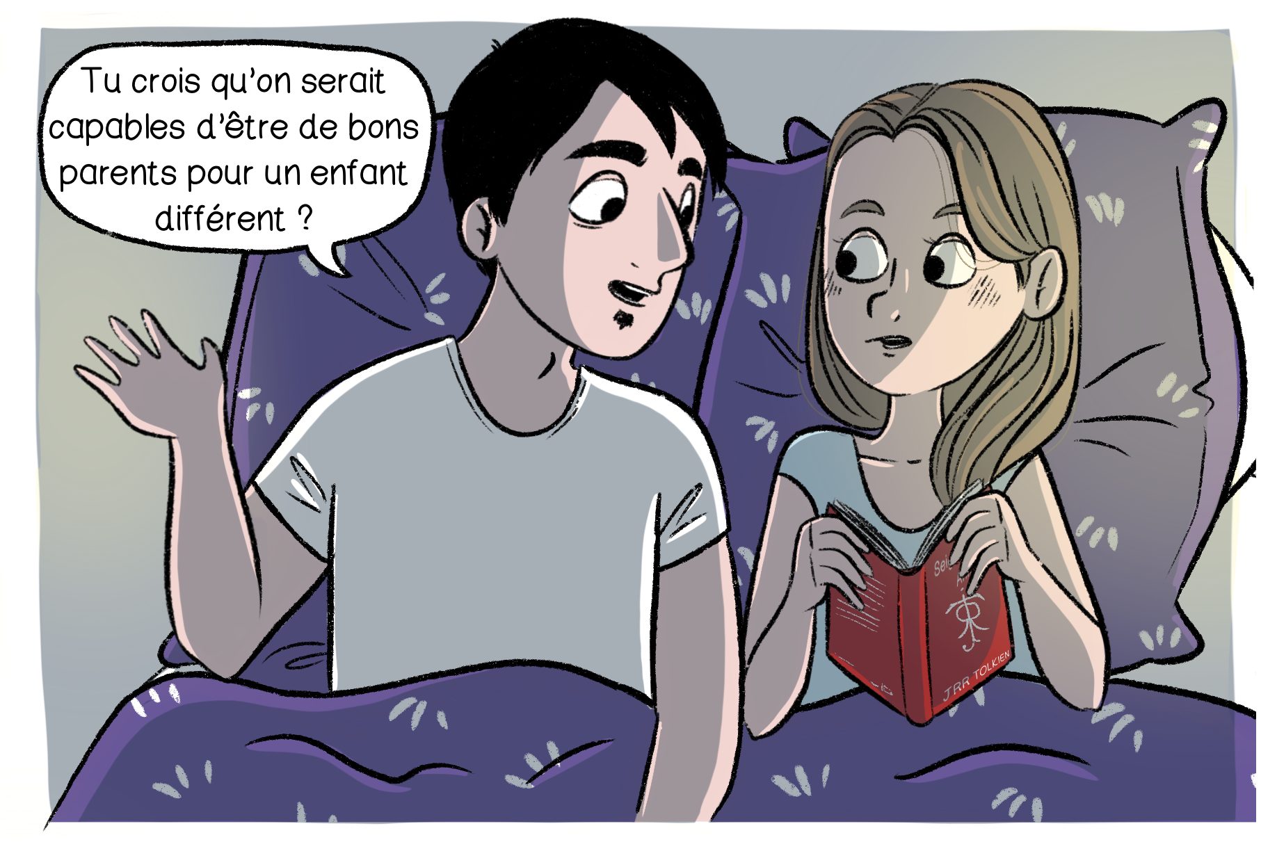 Avec “L’Or du soir qui tombe – Parents d’une étoile”, l’autrice Korrig’Anne traite du deuil périnatal en bande dessinée