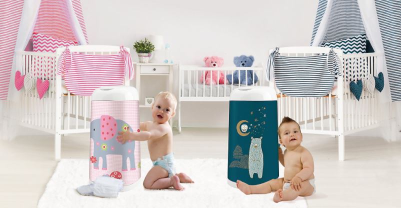 La poubelle à couches Dress Up de chez ANGELCARE – Test et Avis de neuf mois