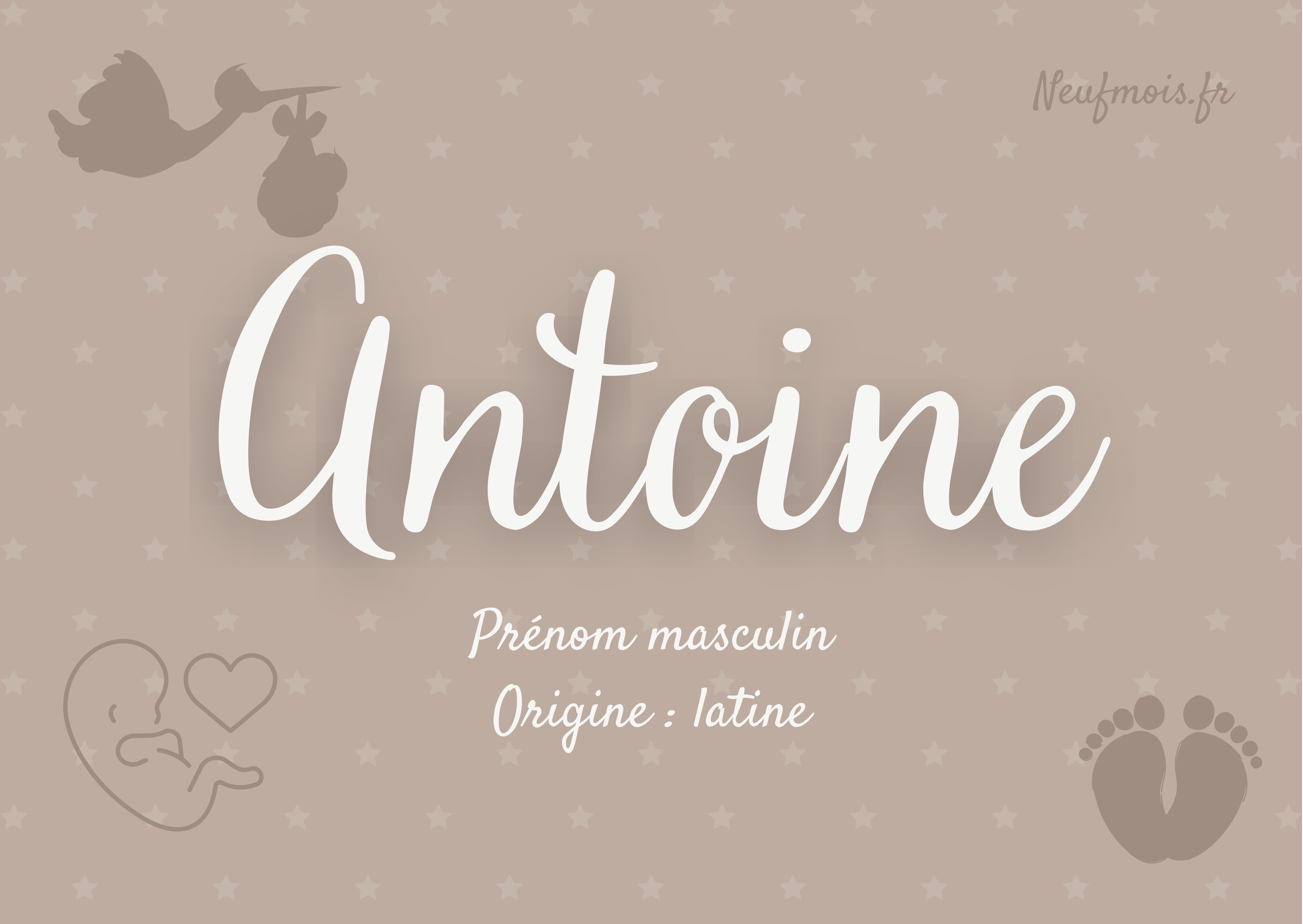 Prénom Antoine : un prénom inestimable et précieux.