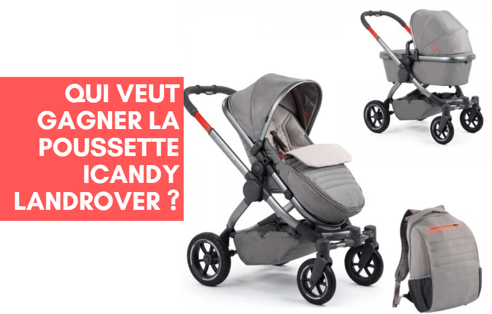(Terminé) Jeu-Concours : La Poussette iCandy LandRover à gagner sur notre Insta