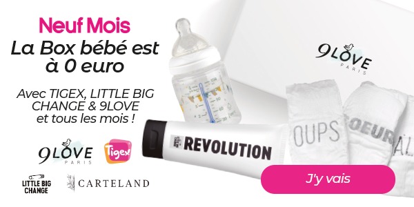 La box bébé Neuf Mois est offerte (Oui vous avez bien lu ! )