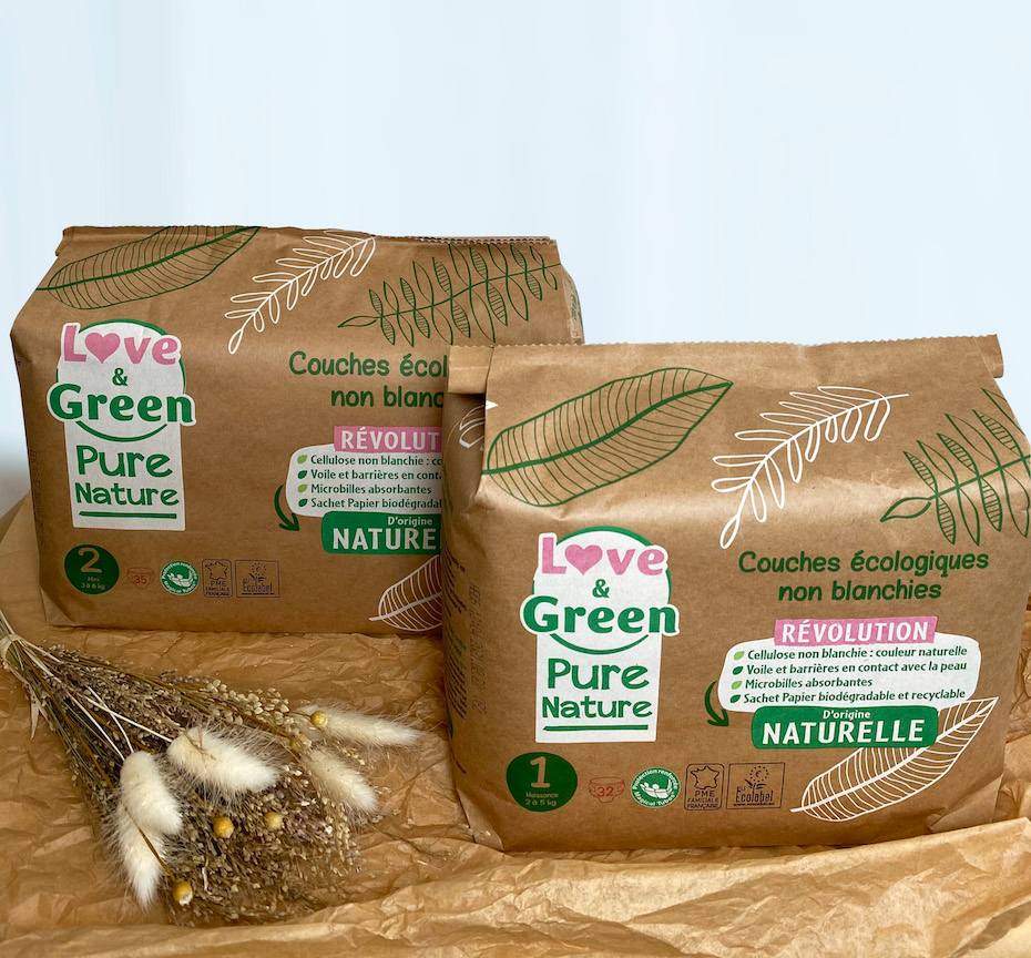 Test et Avis, couches Pure Nature de Love & Green