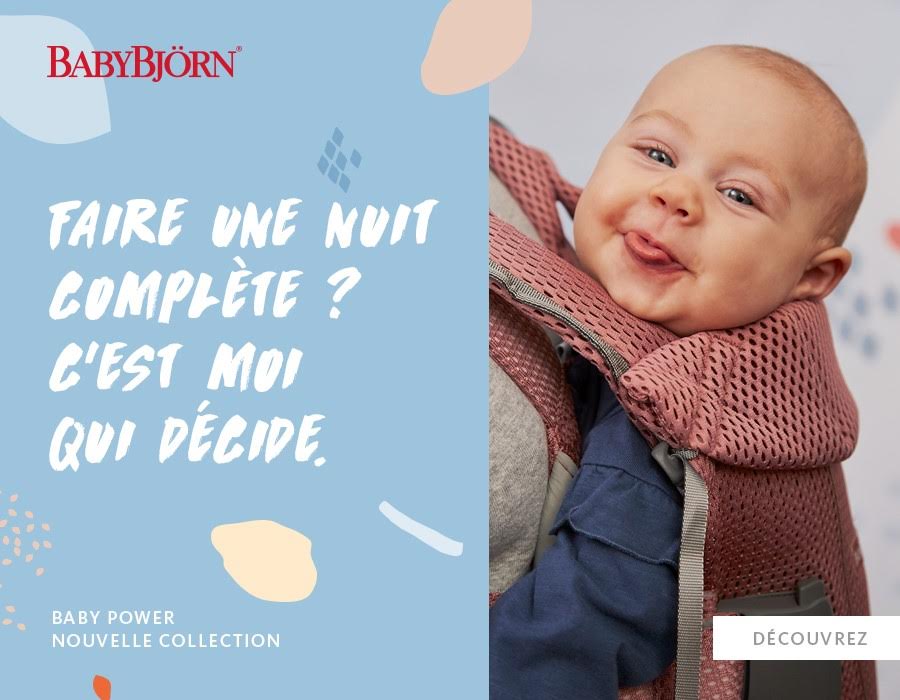 (Terminé) Jeu-concours : 3 transats Bliss et 3 porte-bébés One de la collection BabyPower de BabyBjörn à gagner